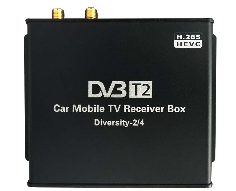 DVB-T2 HEVC/H.265 双天线高速移动数字电视盒